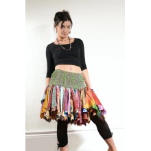 Fair Trade Recycled Hanky Skirt