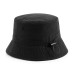 Beechfield Recycled Polyester Black Bucket Hat