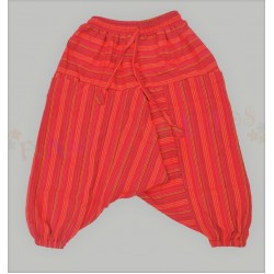 Children's Striped Cotton Ali Baba Harem Pants