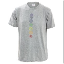 Men's Fair Trade Grey Chakra T-shirt
