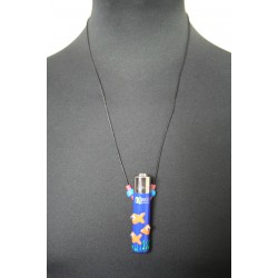 Hand Decorated UV Fishy Festival Lighter Necklace